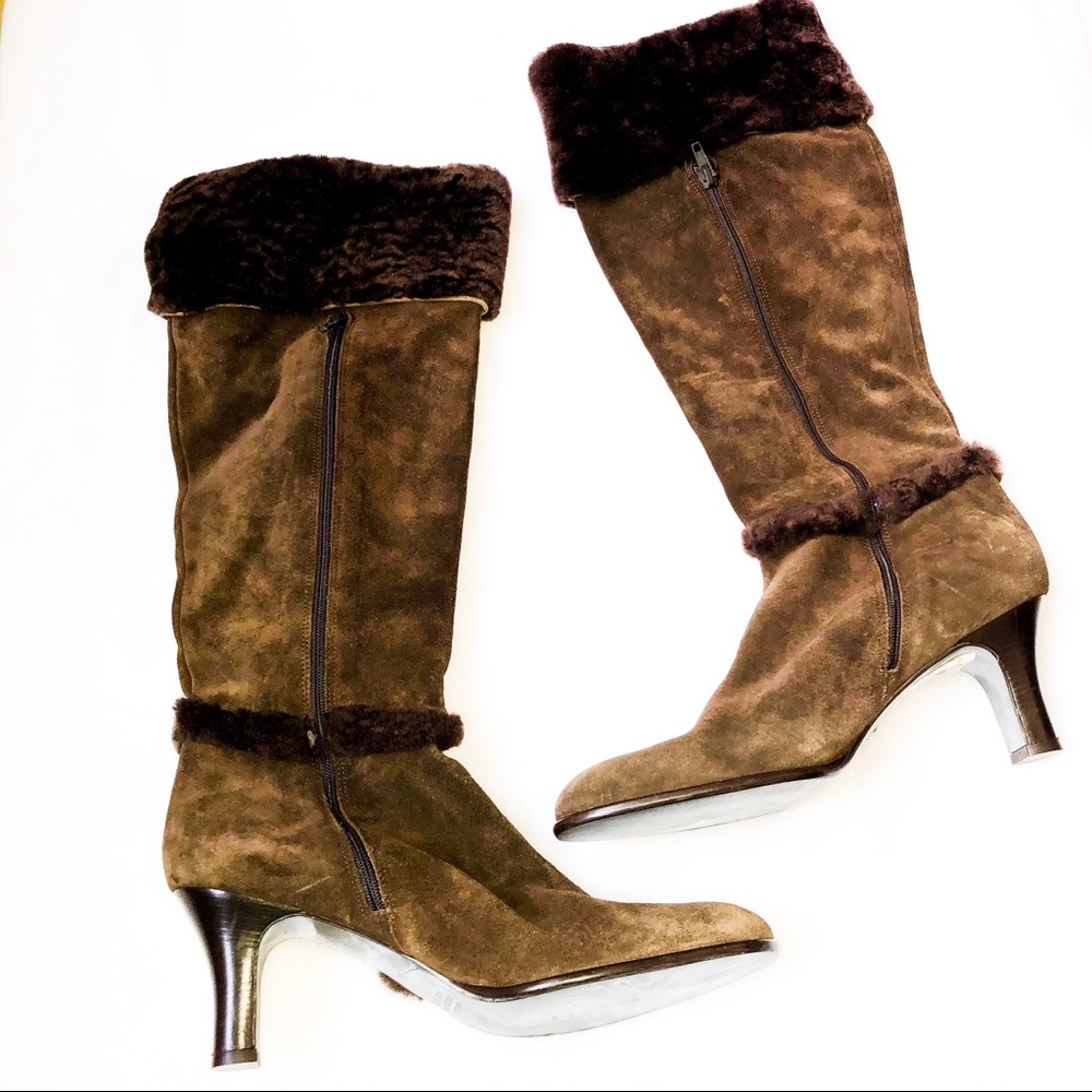 VTG Italian Leather Franco Barbieri Brown Boots